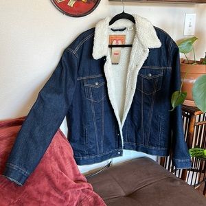 Dark blue Levi Strauss Sherpa Jacket